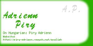 adrienn piry business card